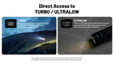 Nitecore TUP2 direct access to Turbo and Ultralow