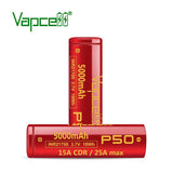 Vapcell P50 21700 5000mah 25A Flat Top Rechargeable Battery - Image 2