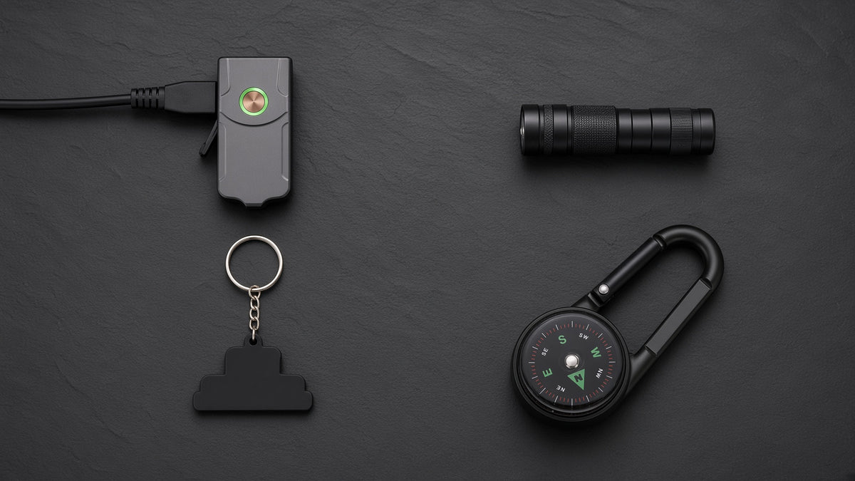 POCKETNODE-01 // Minimal EDC Kit - all included items laid out - kit hero image