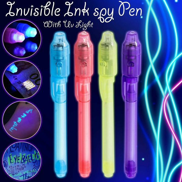 UV Invisible Ink Pen with Built-In UV Light - Main Product Image