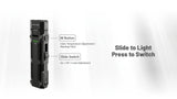 Nitecore EDC09 Swivel Head 1600 Lumen Rechargeable EDC Flat Flashlight - Image 5