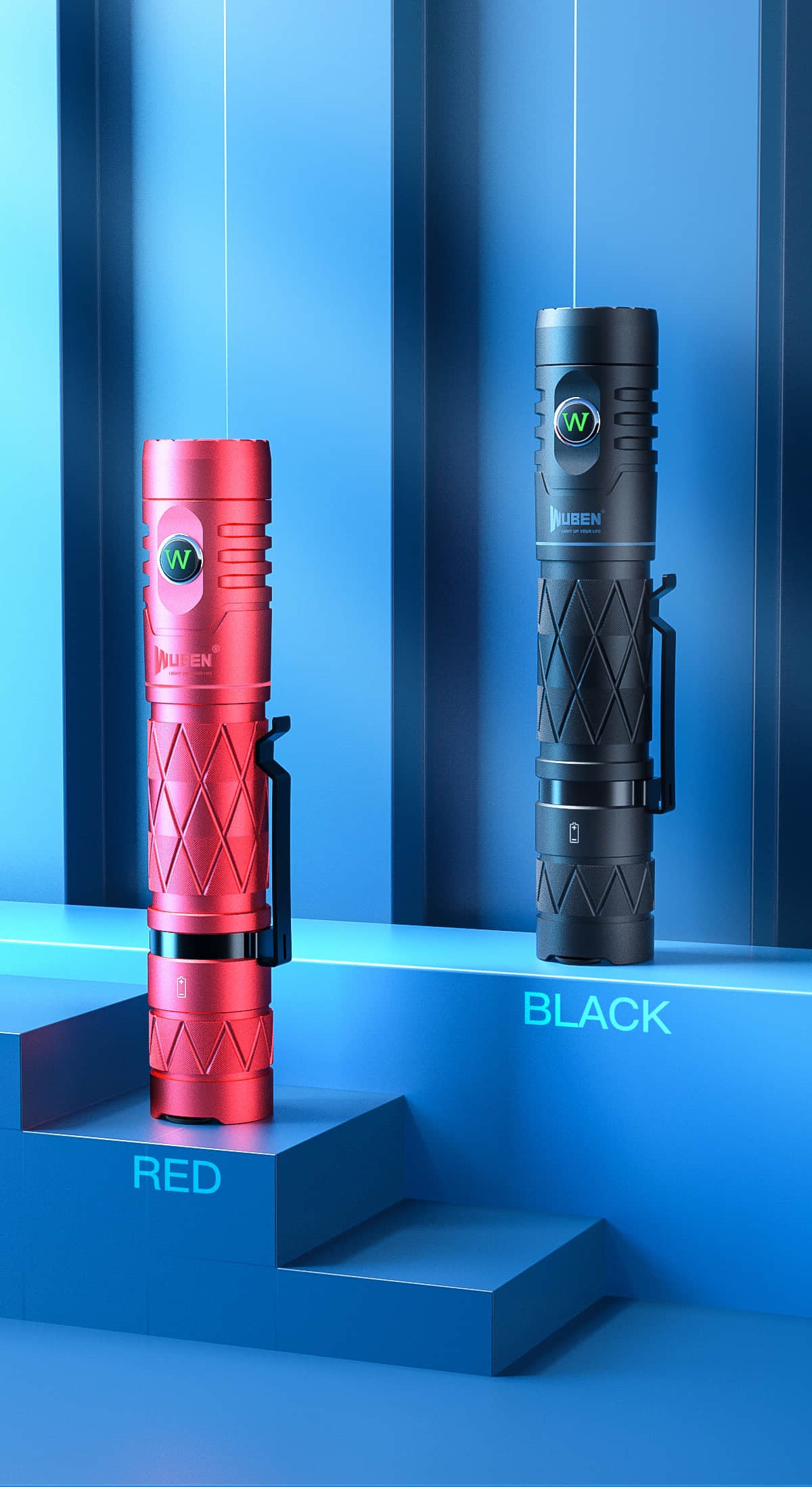 Wuben E12R Power Bank Flashlight