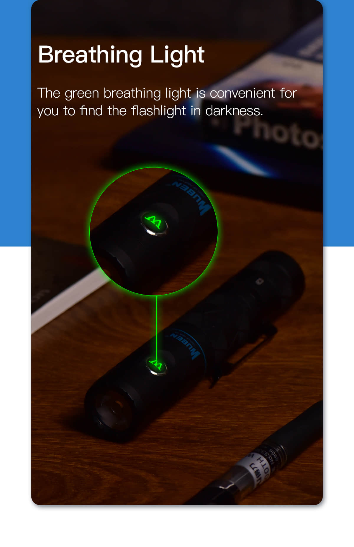 Wuben E12R Power Bank Flashlight