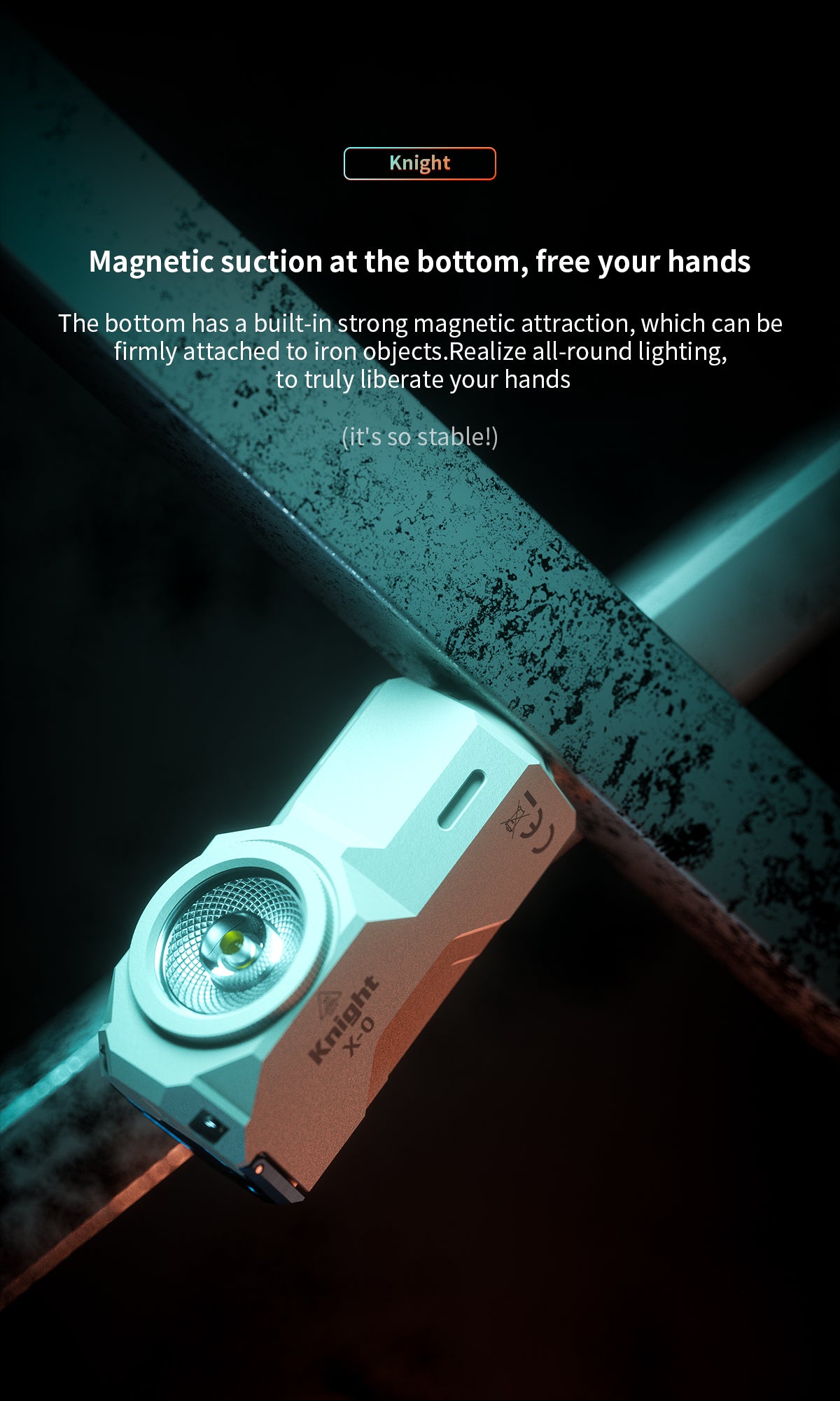 Wuben Lightok X0 Knight Aluminum Easy Carry Light-1,100 Lumens