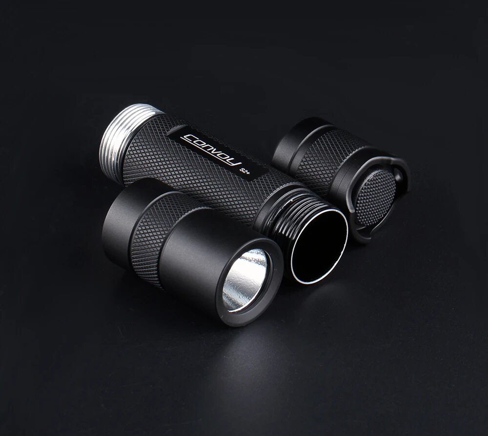 convoy s2 rechargeable flashlight Uv LED Flashlight, Convoy S2+ Nichia 365nm 1Mode OP Reflector Torch Lamp Waterproof Light For Detecting Fluorescent Agent And Money Detector 18650