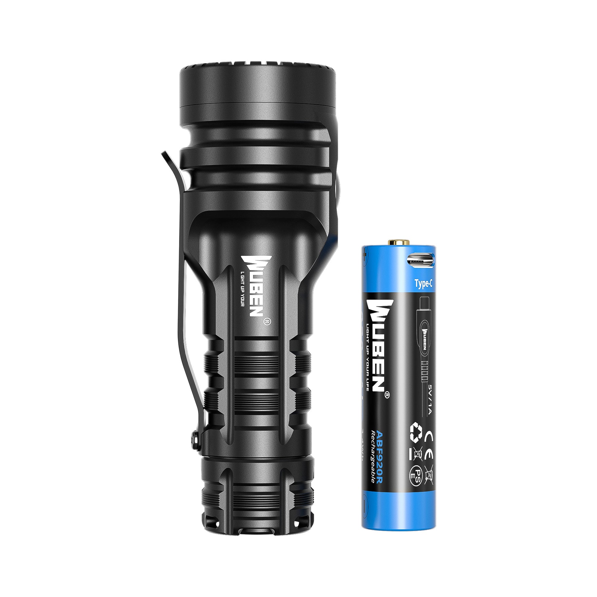 Wuben E6 Small Steel Cannon Strong Flashlight – GadgetConnections