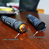 Convoy Illuminated Tail Switch Button - Metal - Flashlight Accessory (S2+, S6, C8+) - Image 6