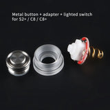Convoy Illuminated Tail Switch Button - Metal - Flashlight Accessory (S2+, S6, C8+) - Image 9