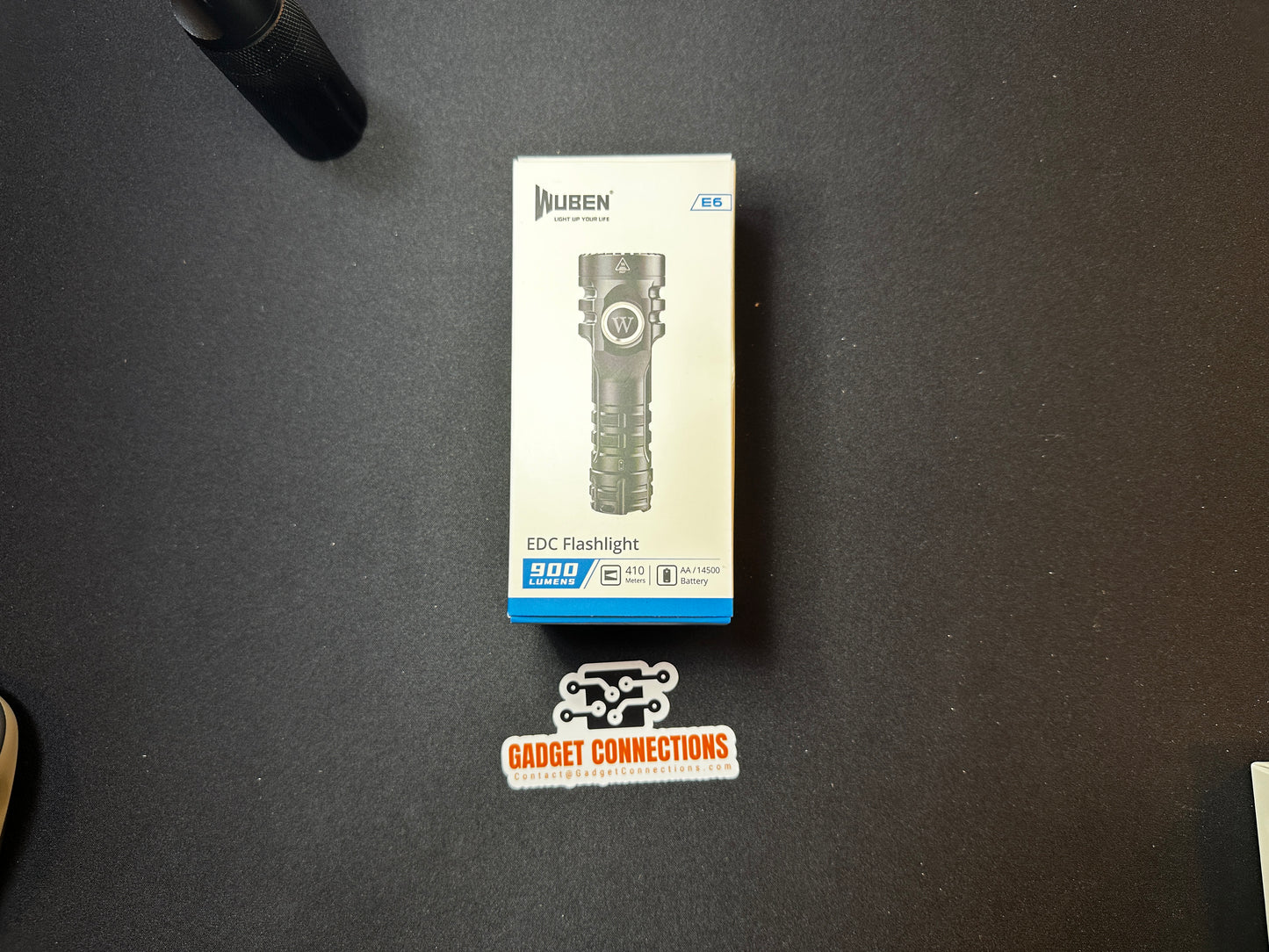 Wuben E6 Small Steel Cannon Strong Flashlight