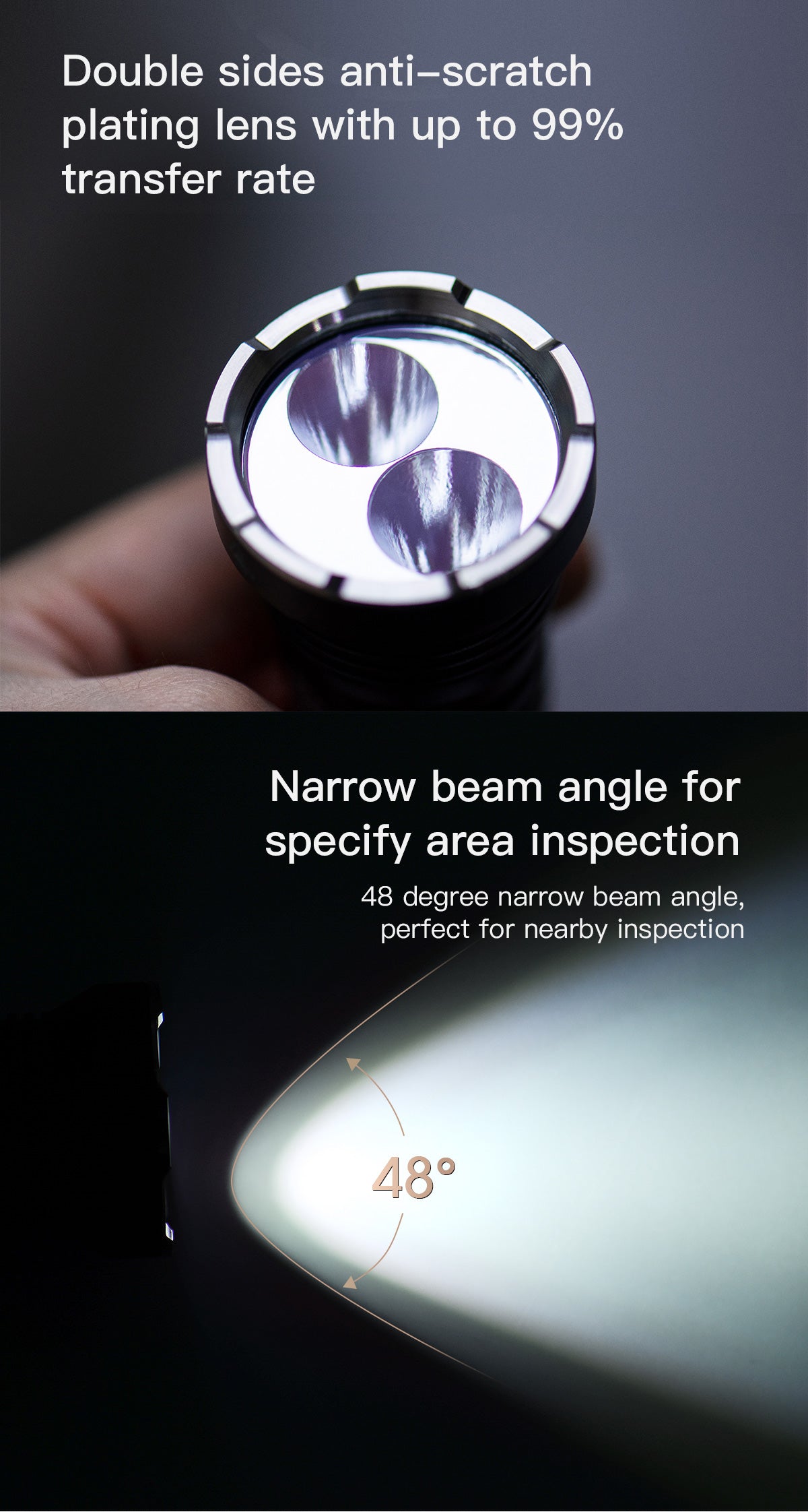 WUBEN P26 2 in 1 UV and White Flashlight