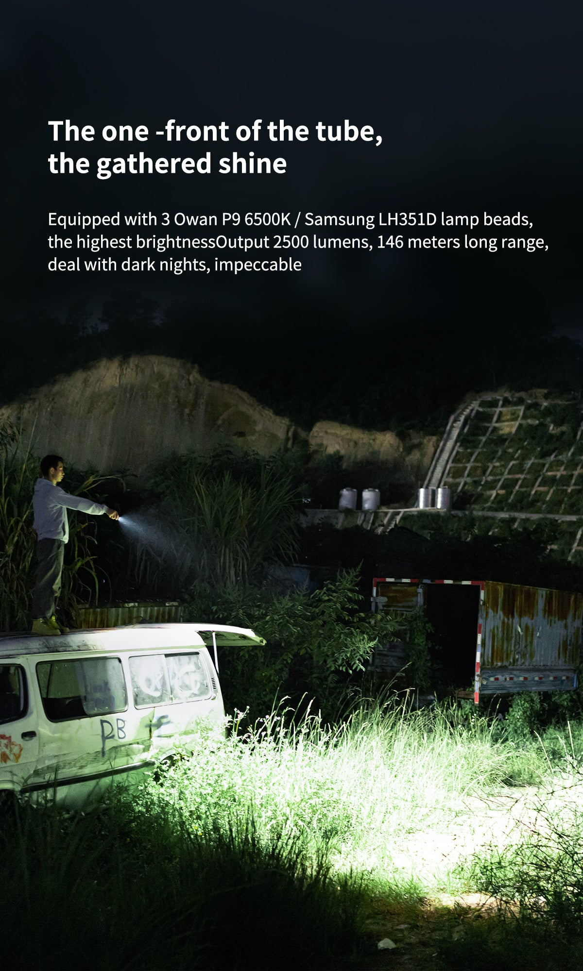 Wuben Lightok X2 Owl Compact and Handy Easy Carry Light-2500 Lumens